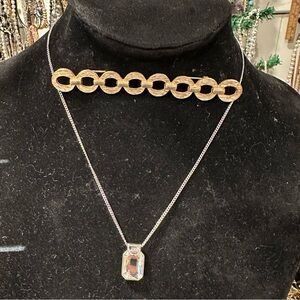 Touchstone Crystal Reversible Pendant Necklace